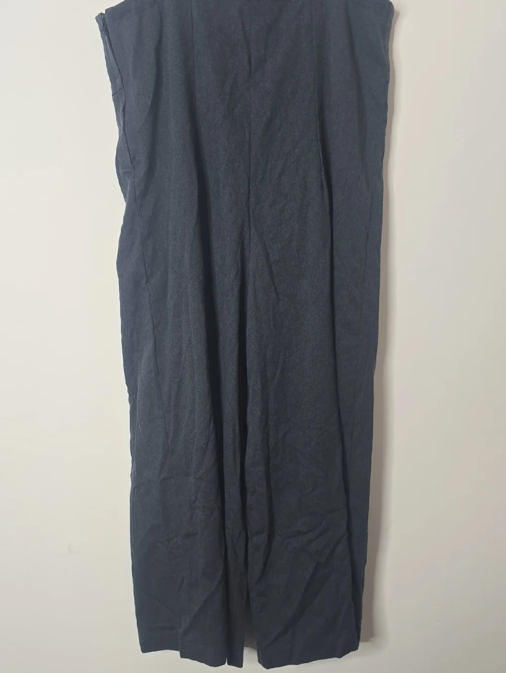 Vintage Navy Wide-Leg Jumpsuit with Square Neck - Picture 8 of 8